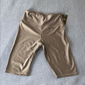 Brand new silver bike shorts never worn